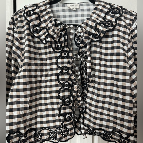 Anthropologie Gingham Blouse - Picture 4 of 5